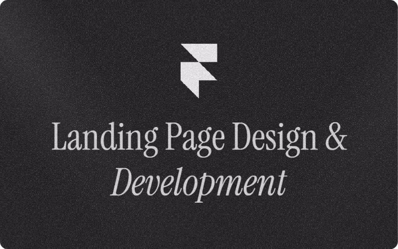 Cover image for Landing Page Design & Development Using Framer