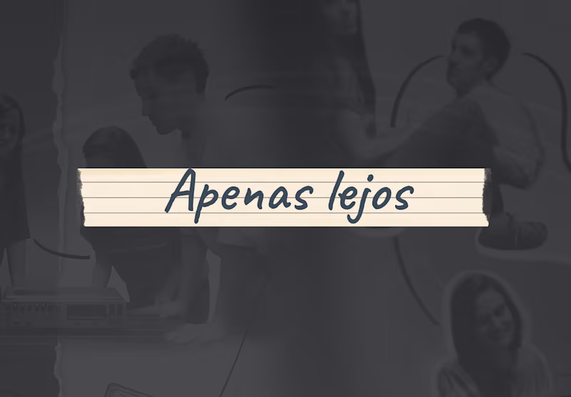 Cover image for Theater Poster Design for 'Apenas Lejos'