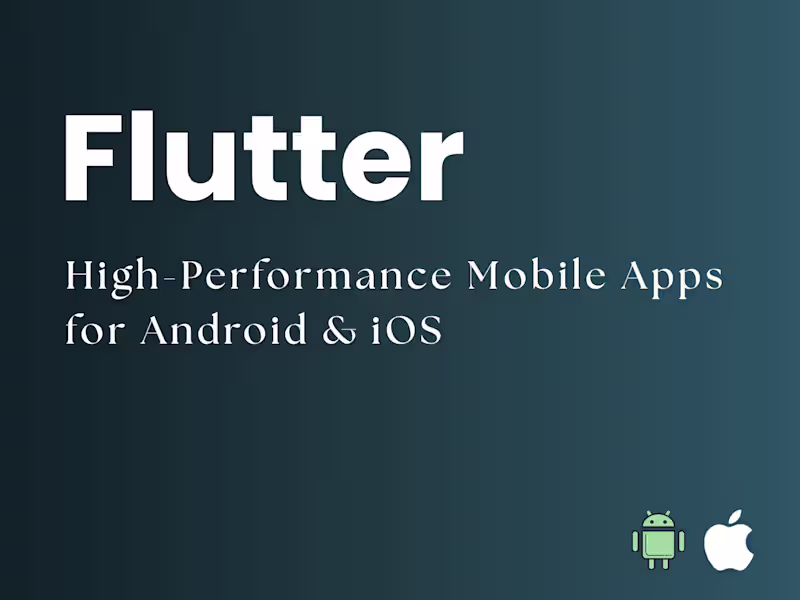 Cover image for Flutter Development for MVPs, Startups & Business Apps.