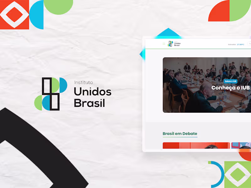 Cover image for Instituto Unidos Brasil - Website
