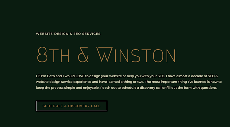 Cover image for SEO & Website Design | Digital Marketing | 8th & Winston