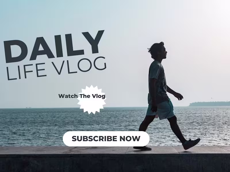 Cover image for Daily Vlog Thumbnail Design for YouTube | Canva