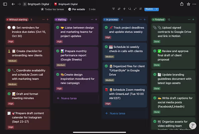 Cover image for I built an organized Notion workspace to manage clients, tas...