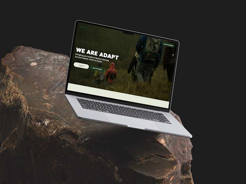 Cover image for Adapt Retreats Framer Website & Branding