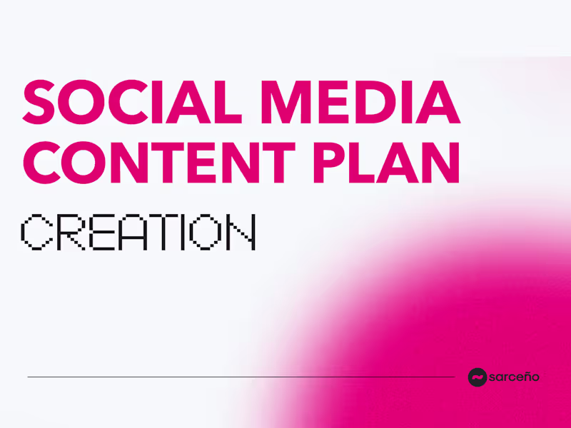 Cover image for Social Media Content Plan Creation