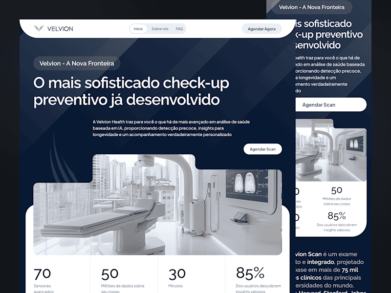 Cover image for Velvion – Health Tech Landing Page