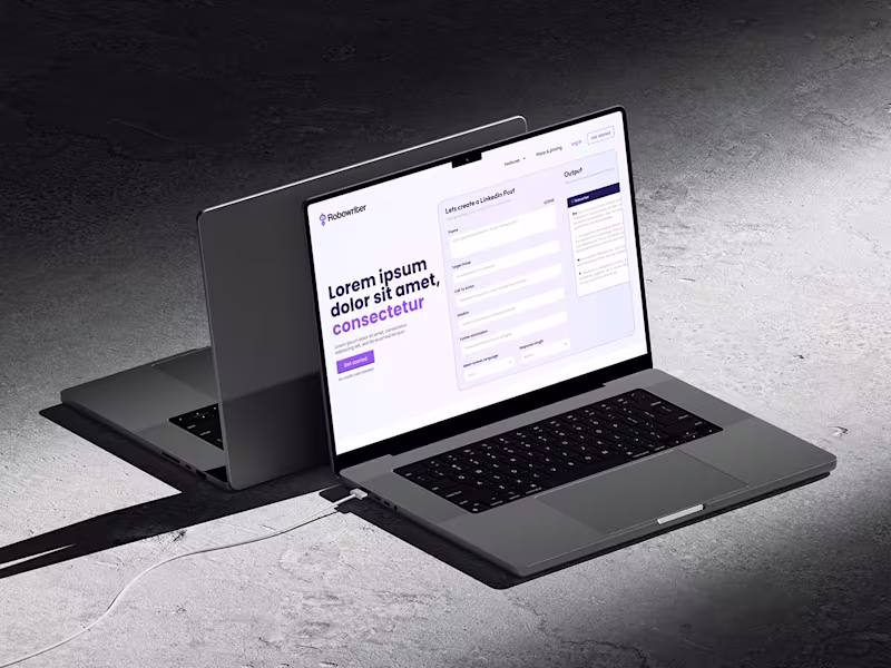 Cover image for Robowriter AI Chat Feature Page Design