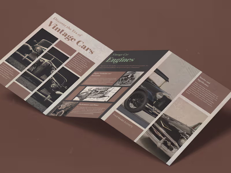 Cover image for Vintage Car - Magazine Design