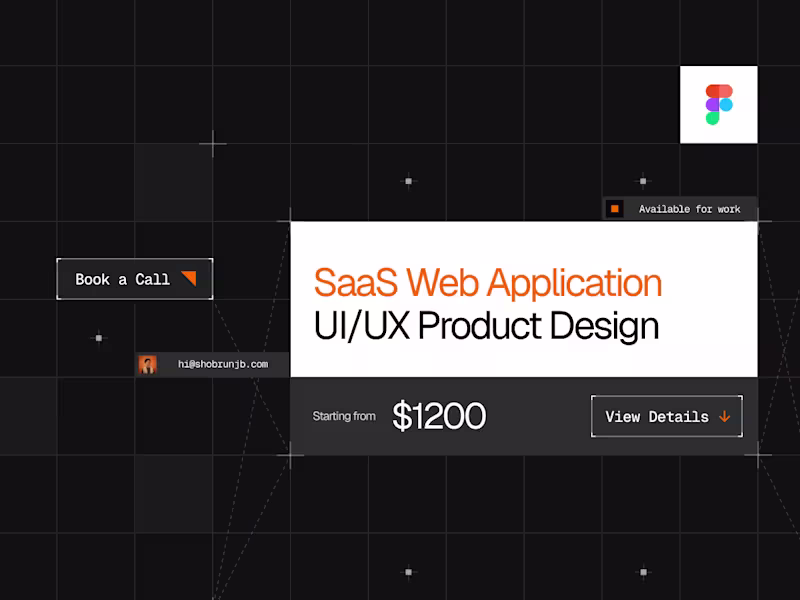 Cover image for SaaS Web Application  UI/UX Product Design