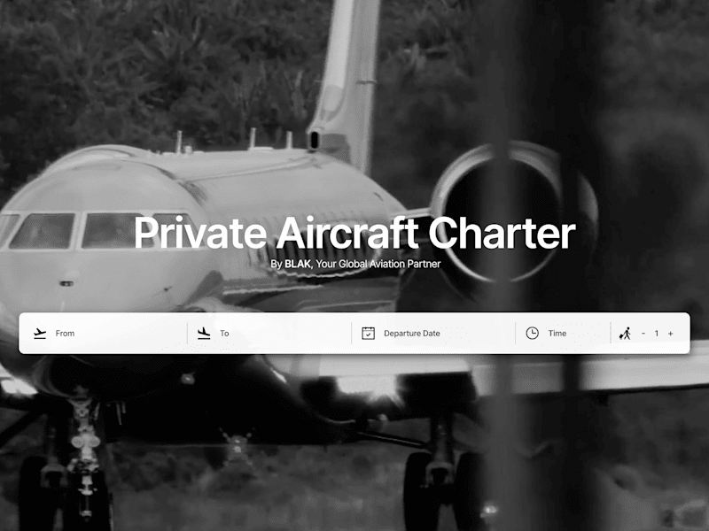 Cover image for Private Aircraft Charter V2 - Squarespace development