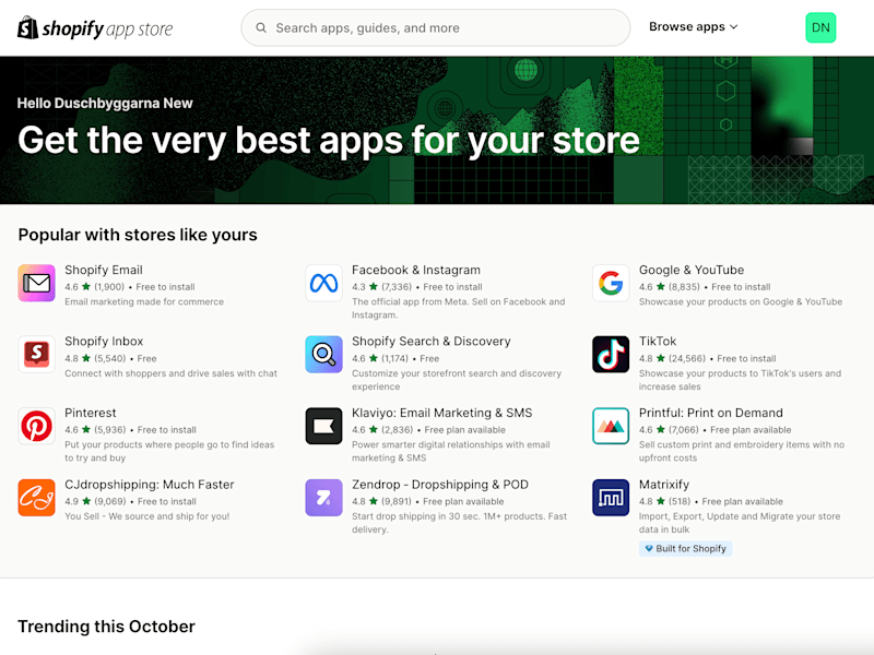Cover image for Shopify App Development