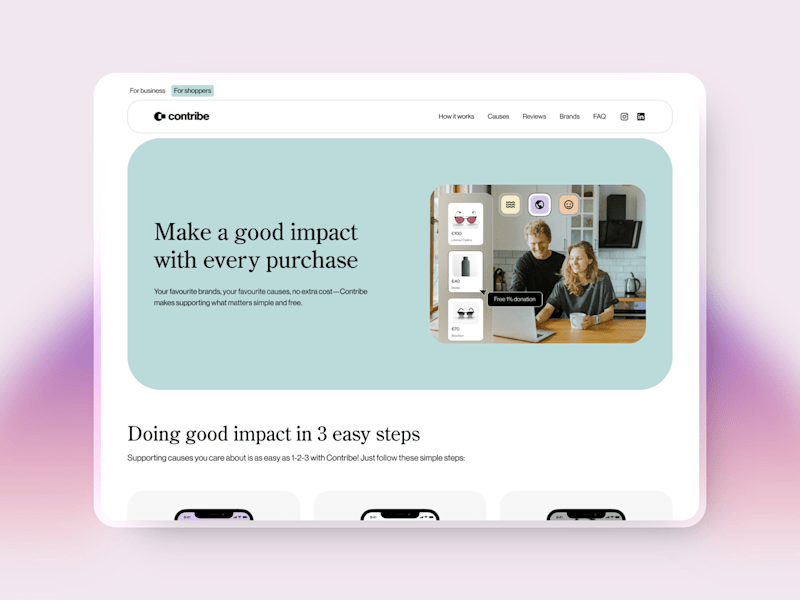 Cover image for B2C Landing Page Design | Delivered in 2 Days