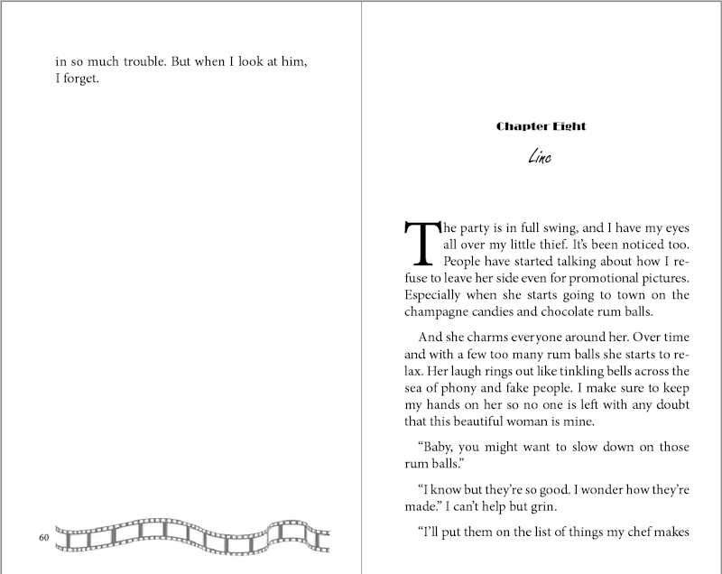 Cover image for Formatted Hollywood Themed Book