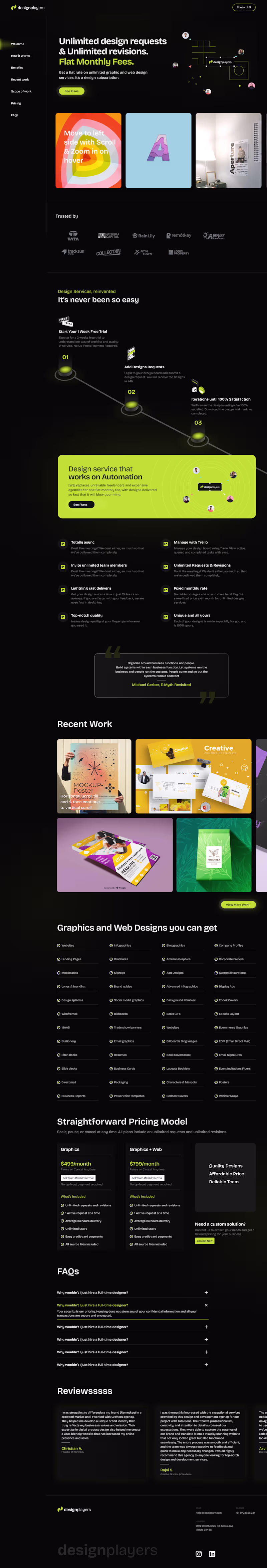 Cover image for Design Players - Website UI Design