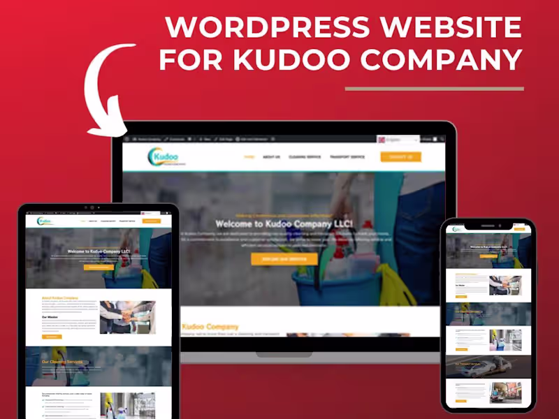 Cover image for Create a clean, modern wordpress website for your Business, wix