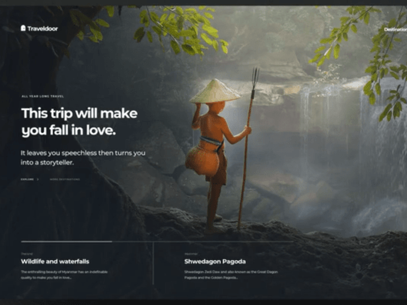 Cover image for Explore Your Next Travel Destination - Website Design
