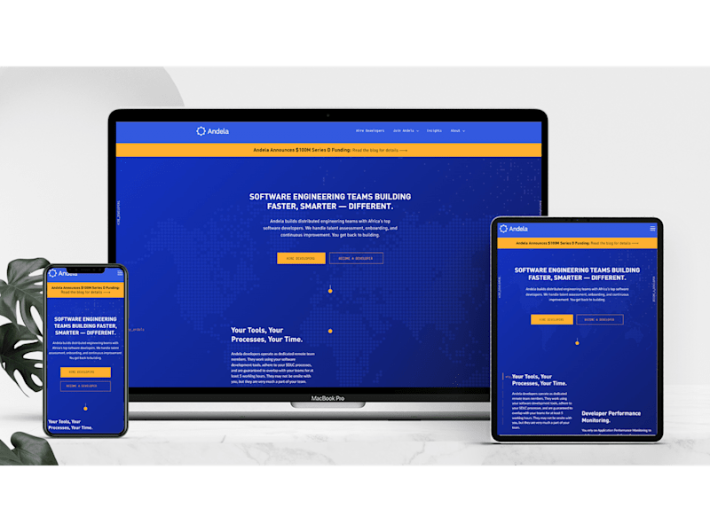 Cover image for Andela - Build Your Team with Senior, Vetted, Remote S/W Engg
