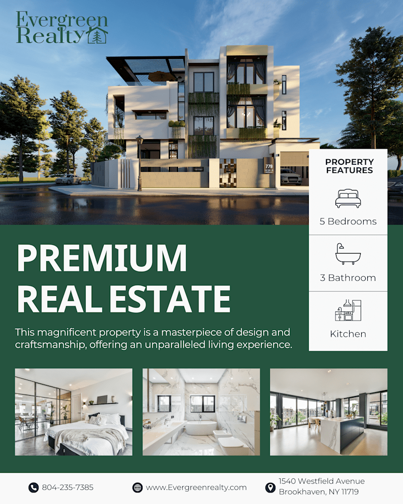 Cover image for Brand Identity for - EVERGREEN REALTY 