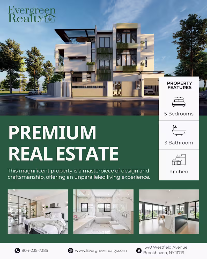 Cover image for Brand Identity for - EVERGREEN REALTY 