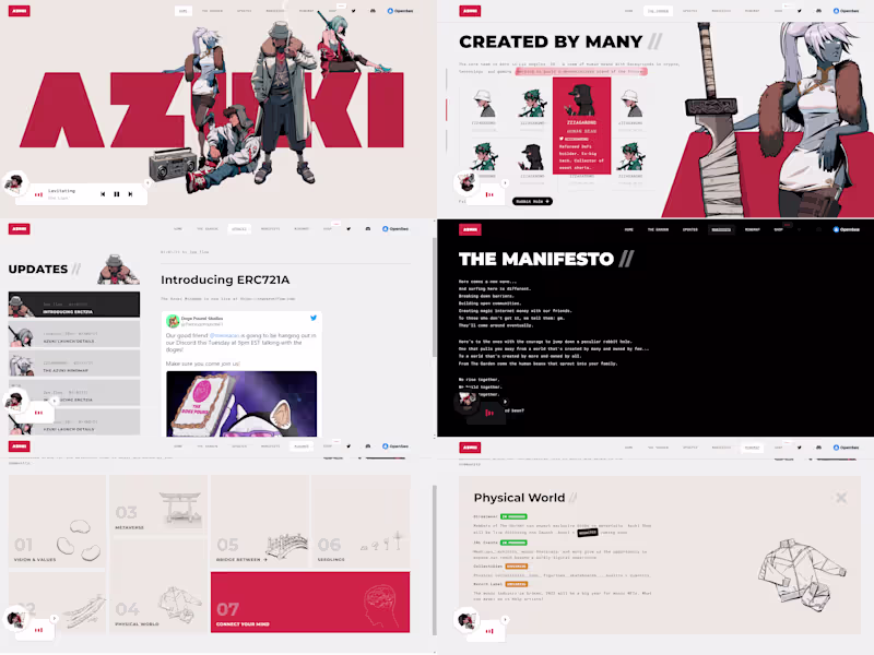 Cover image for Azuki NFT WebApp (2021 version)