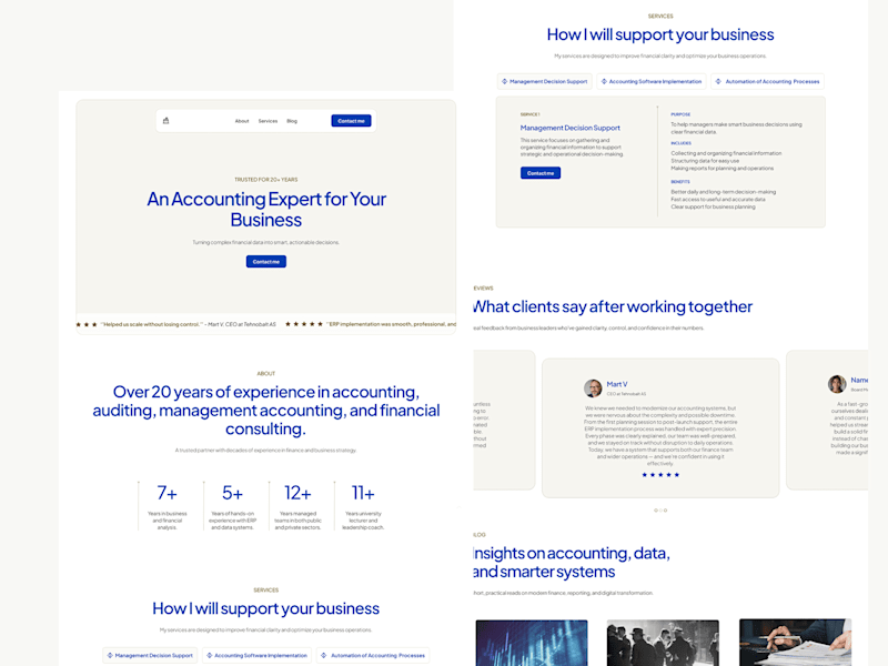 Cover image for Accounting Expert - Framer Website