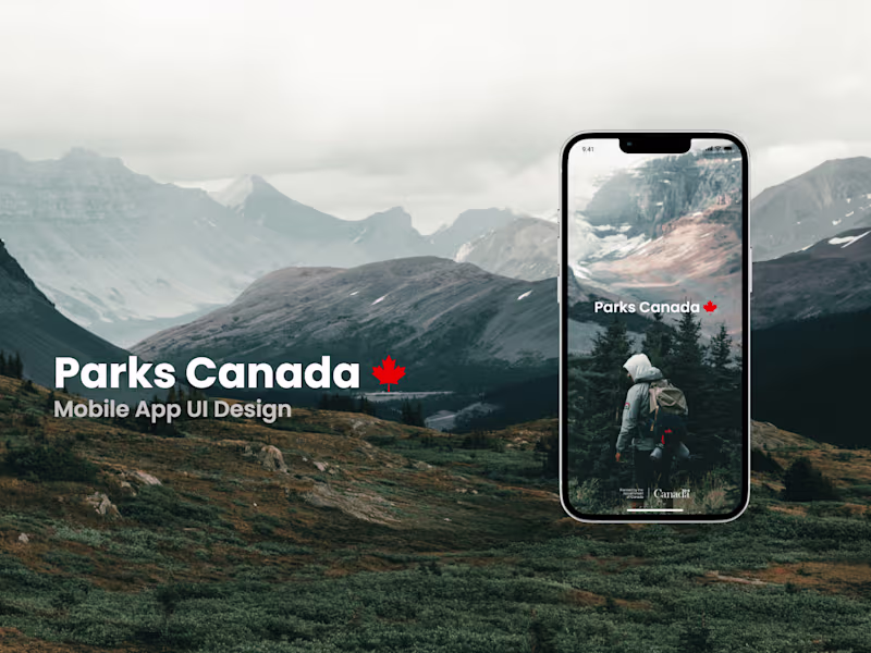 Cover image for Parks Canada Mobile App UI Design