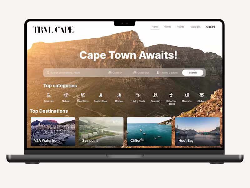 Cover image for TRVL CAPE
