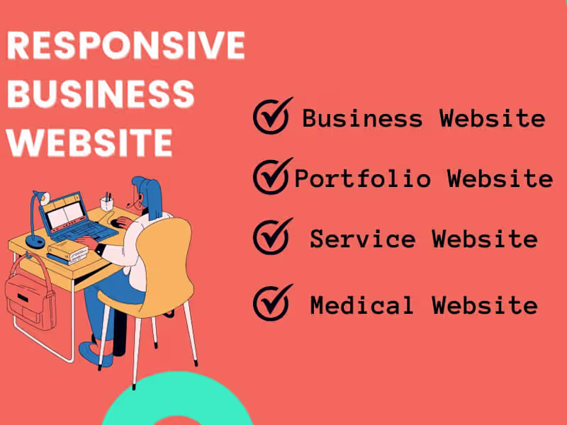 Cover image for I will create a high converting business website for you