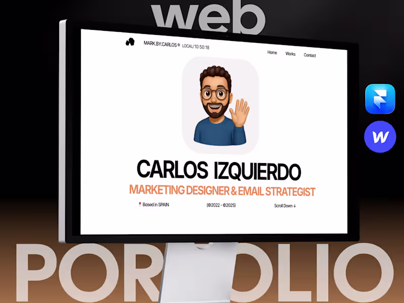 Cover image for Portfolio Website Developed In Framer