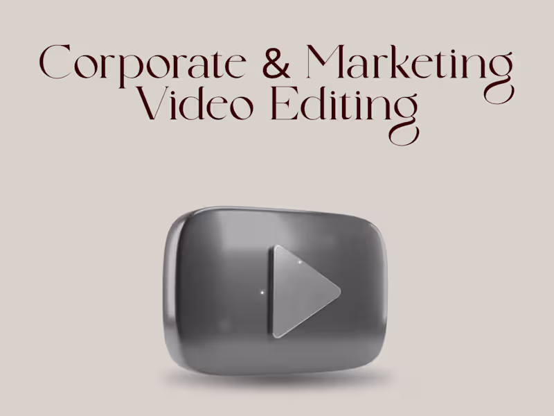 Cover image for Expert Video Editor | Corporate & Marketing Content