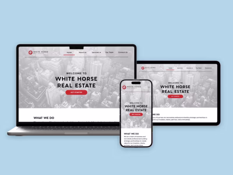 Cover image for White Horse Real Estate