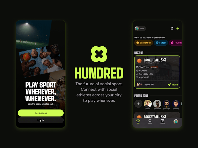 Cover image for HUNDRED / Social Athletes Club