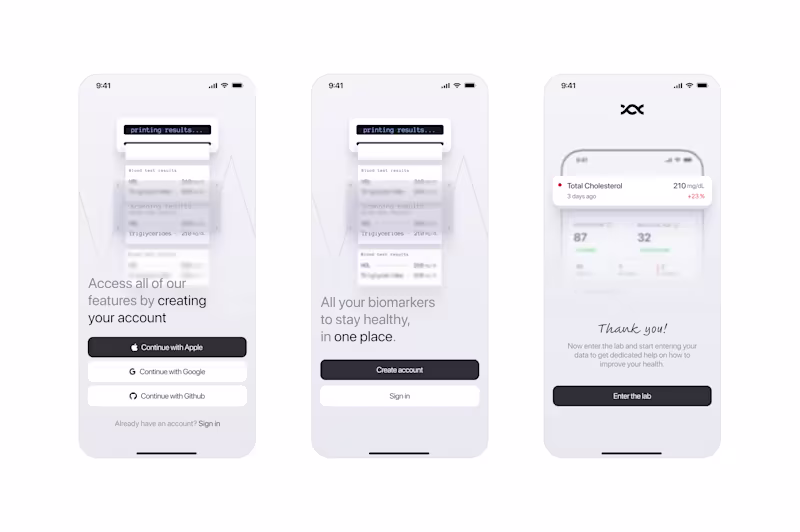 Cover image for Biomarkers Mobile App