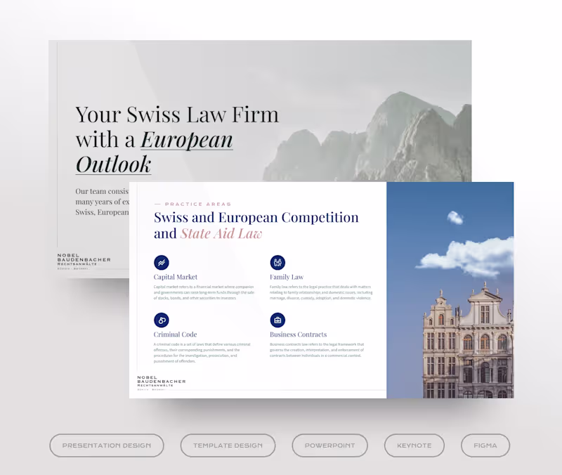 Cover image for Presentation Design for Law Company