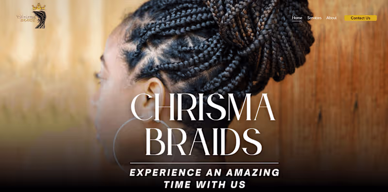 Cover image for Chrisma Braids | Salon Booking Web Design | Squarespace