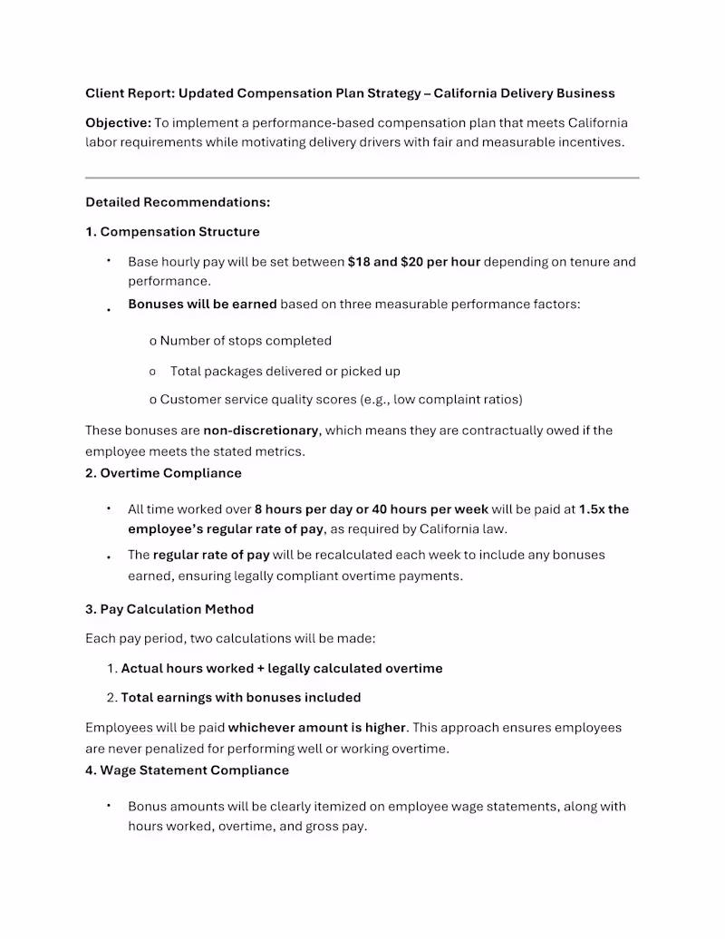 Cover image for Review & Edit California Employee Pay and Bonus Plan