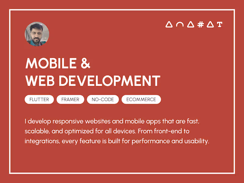 Cover image for Mobile & Web App Development