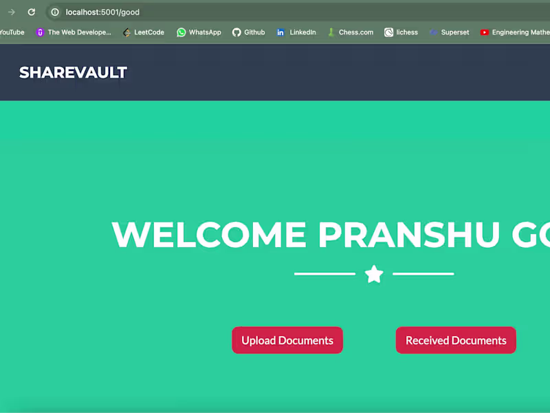 Cover image for File Sharing System