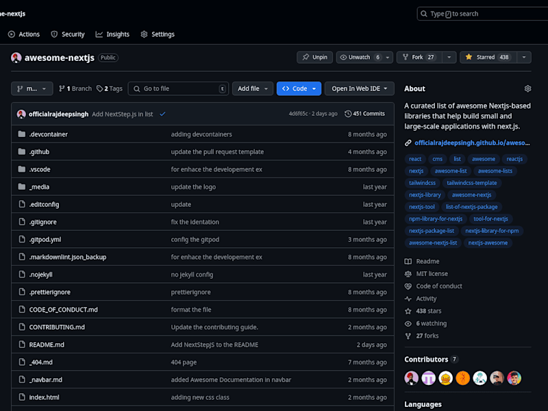 Cover image for Awesome Next.js