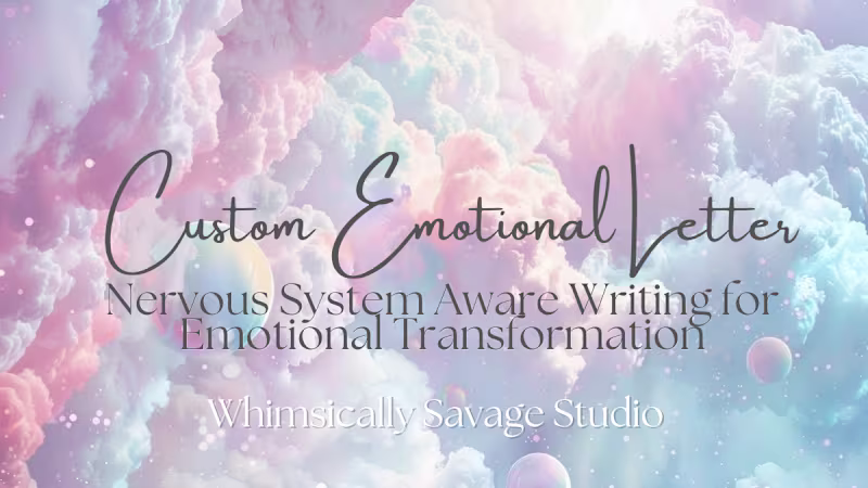 Cover image for Letter for a Client in a Season of Emotional Overwhelm Dear ...
