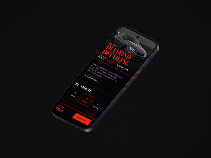 Cover image for Luxury Automotive Detailing & Booking