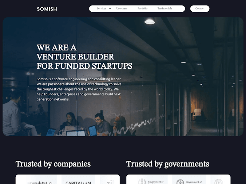 Cover image for SOMISH Website -  Wordpress to Webflow Migration