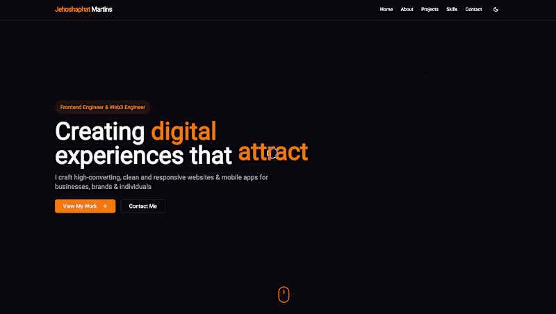 Cover image for Done building my personal portfolio.