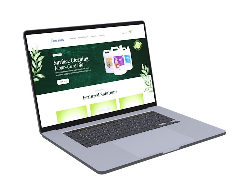 Cover image for Rutu Biosys Webpage Design