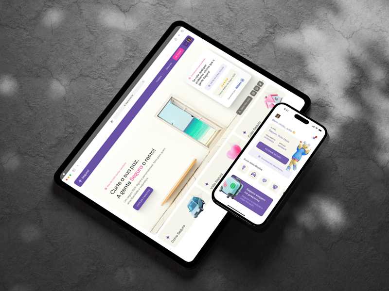 Cover image for App and product design for insurance startup
