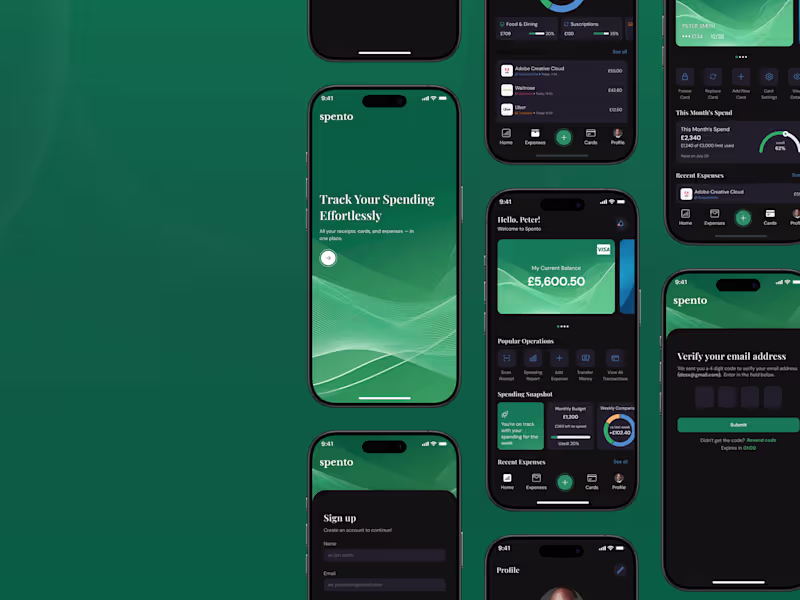 Cover image for Fintech App • Digital Product Design