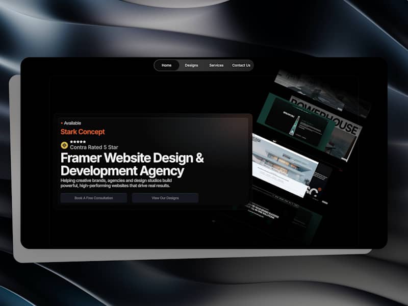 Cover image for Stark Concept Official Portfolio Website