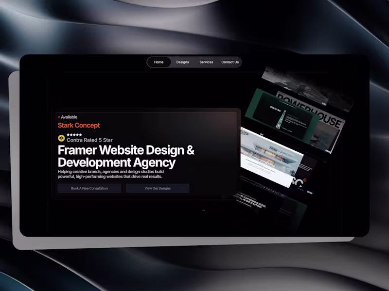 Cover image for Stark Concept Official Portfolio Website