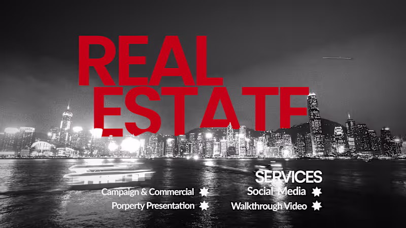 Cover image for Real Estate Professional Video Editing and Animation