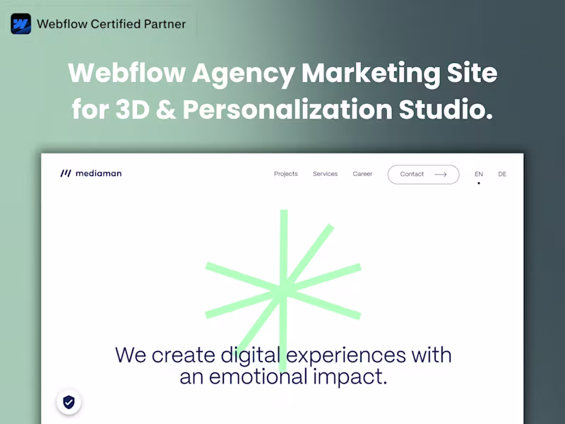 Cover image for Mediaman | Website Redesign with Seamless CMS Integration
